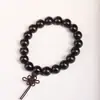 Sándalo Morado, Ébano Negro, Palosanto Negro, Cuentas de Oración Budista, Pulseras Coleccionables, Cuentas de Oración de Sándalo de 108 Cuentas al por Mayor, Pequeños Regalos, Fabricante
