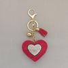 Explosiones Moda Personalizada Terciopelo Perforación Caliente Amor Llavero Labio Rojo Mariposa Diamante Completo Colgante para Llaves Colgante para Bolso