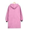 Delantal de Manga Larga para Mujer, Impermeable, Lindo, Moderno Ropa de Trabajo de Cocina, Mono con Cremallera, Largo Medio para Adulto, Forrado de Felpa, Diseño de Dibujos Animados