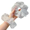 Scrunchie Floral para Mulheres 2026 Novo Estilo Elástico de Cabelo Corda para Rabo de Cavalo Acessório de Cabelo