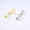 Acero Inoxidable 316 Placa para Incienso de Mosquitos Clip para Oreja Accesorios de Pendientes Pendientes Anillo Doble DIY Hecho a Mano en Forma de U