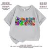 Nueva Camiseta de Manga Corta de Verano Class Garden 3 para Niños y Niñas, Ropa de Dibujos Animados para Paraíso, Tendencia de Media Manga