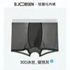 Calzoncillos tipo bóxer de seda helada para hombre, transpirables, deportivos, 2026, para todas las estaciones, finos, de secado rápido, talla grande, calzoncillos tipo bóxer para hombre