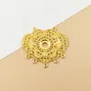 DIY aleación nueva antigua hueca doble fénix nube auspiciosa cerradura antigua hanfu cheongsam corona todo cerradura anillo de palacio artículo