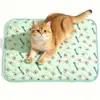 Alfombrilla refrescante para mascotas de fabricante internacional, cama para gatos de seda helada, cama para perros, cojín para sofá de gatos, alfombrilla refrescante para mascotas.