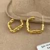 Pendientes Cuadrados Geométricos Minimalistas Europeos y Americanos, Exquisitos, de Lujo Ligero, de Gama Alta, con Diseño Único, Versátiles para el Trabajo Diario, y Accesorios Personalizados para Orejas