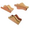Techo de tubo cuadrado de aluminio con veta de madera, rejilla de aluminio, partición de tubo cuadrado de aleación de aluminio, onda en forma de U, tubo redondo de forma especial, techo integrado colorido