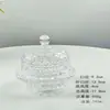 Taza de nido de pájaro de vidrio con tapa, plato de frutas, plato para bocadillos de té, tazón de postre de vidrio, tazón de hongo blanco, tazón de agua azucarada, plato para bocadillos, taza de sopa