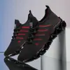 Zapatos de suela nueva transfronterizos 2026 otoño zapatos deportivos casuales moda tendencia ins para hombre flyknit transpirables zapatillas para correr