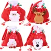 Bolsa de Regalo Navideña Bolsa de Dulces de Nieve Bolsa de Regalo No Tejida Accesorios Papá Noel Reno Oso Bolsa de Dulces