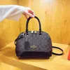 Bolso Vintage 2026 Nuevo Bolso de Mano Estampado Moda Europea y Americana Versátil Gran Capacidad Bolso Tipo Concha Bolso de Hombro Cruzado