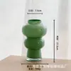 Vaso de vidro moderno minimalista feito sob medida em estilo vintage para arranjo de flores e hidroponia em casa, processado de acordo com o seu design, oferecendo um toque de luxo leve e de alta qualidade