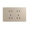 Enchufe de Interruptor Tipo 118 Eléctrico Internacional para Uso Doméstico, Montado en Pared, Multiorificio con Panel de Interruptores, Seis Agujeros, Nueve Agujeros, Doce Agujeros