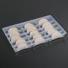Suporte interno de blister de PP de grau alimentício direto da fábrica para alimentos congelados, 15 bandejas de açúcar mascavo e sementes de gergelim