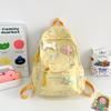 Mochila Escolar Fofa Sensível ao Rosto para Meninas do Ensino Fundamental e Médio, Estudantes Universitários, Grande Capacidade, Simples para o Dia a Dia, Bolsa para Notebook, Campus