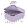 Caja de Silicona de Grado Alimenticio para Conservar Frescura con Tapa, Fiambrera Sellada, Caja para Suplementos Alimenticios, Fiambrera Impermeable Multifuncional