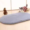 Oferta Especial Veludo de Cordeiro Quarto Tapete Oval Sala de Estar Banheiro Cozinha Tapete Antiderrapante Almofada de Veludo de Cordeiro Tapete para Pés