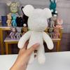 TikTok Explosões Violência Urso Artesanal DIY Adesivo Boneca com Broca Bolsa de Material Enfeites Adesivo Broca Modelo de Urso Enfeites Presentes