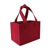 Bolsa de fieltro transfronteriza para vino tinto, Bolsa de mano para negocios y festividades, Bolsa de almacenamiento para regalo de vino publicitario Personalización