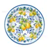 Pratos de Papel Porcelana Azul e Branco Limão Bp039 para Festas de Feriado, Conjunto para 8 Pessoas, Decoração Estilo Chinês, Papel Descartável