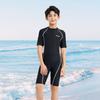 Traje de baño para niños, nuevo bañador de una pieza para aguas termales, traje de baño de entrenamiento de natación profesional para niños, personalizado para niños medianos y grandes