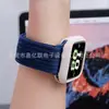 Adecuado para Apple Watch, Correa de Reloj Trenzada de Nylon Elástico con Hebilla Magnética, Venta al por Mayor de Comercio Exterior Transfronterizo
