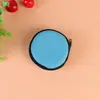 Porta-chaves e moedas portátil de cor sólida, bolsa de armazenamento quadrada ou redonda personalizada para carregadores de celular e cabos de dados, com impressão de logotipo