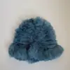 Sombrero de pescador de pelo de conejo pequeño con aspecto súper facial mejorado, sombrero de felpa para mujer, gorro de punta cálido a prueba de frío, sombrero de cubo de pelo para otoño e invierno