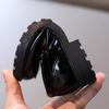 2025 Primavera Nuevos Zapatos Individuales para Niños y Niñas Zapatos Pequeños de Cuero para Niñas Suela Suave Zapatos de Princesa Estilo Británico Zapatos para Actuación de Estudiante