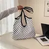 Nueva Bolsa para Viajar de Gran Capacidad Bolso de Hombro Bolso Tote Bolso de Mano con Puntos Bolsa de Cosméticos para Mujer Bolsa de Axila para Estudiante