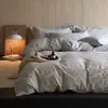 Conjunto de cama de quatro peças, espesso, 100% algodão, escovado, com 60 peças, apresentando um padrão floral francês vintage de algodão puro, adequado para outono e inverno