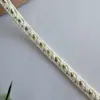 Encaje Estilo Chanel de 0.5cm Hilo Dorado y Plateado Tejido Accesorios para Ropa Cinta de Cinta Fina No Elástica Materiales DIY para Muñecas
