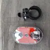 Acessórios de Luz Traseira para Bicicleta com 5 LEDs Luz de Advertência Luz Traseira Vermelha para Ciclismo, Bicicletas de Montanha e Bicicletas Elétricas