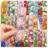 30 Peças de Marcadores de Página em Vitral Floral, Papelaria Retrô Personalizada, Livros, Material Escolar, Marcadores de Página Criativos