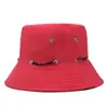 Sombrero de pescador con logo impreso personalizado 2025 moda multicolor protección solar de verano sombrero de cubo sombrero de sol popular transfronterizo