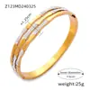 Pulsera nueva de acero de titanio europea y americana de moda todo-partido diamante de moda pulsera de oro de 18K color de venta caliente corona de esmalte joyería