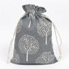Bolsa de algodón estampada, 13 x 18 bolsitas, bolsa de algodón repelente de mosquitos de medicina herbal china, bolsa de embalaje para regalo de joyería