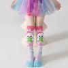 Calcetines Altos para Niños Primavera y Otoño Animales de Dibujos Animados para Niñas Calcetines Altos Holgados Calcetines Rectos por Encima de la Rodilla para Niños Mayores