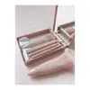 Nuevo Set de Brochas de Maquillaje de 5 Piezas con Estuche de Espejo para Viaje Portátil Multifuncional Brocha para Polvo Brocha para Rubor Herramienta de Belleza