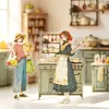 Paquete de Pegatinas PET Paisaje de Día Hermoso - Serie Vida Diaria de Ansha - Pegatinas Vintage para Diario de Personajes