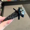 Pasador de Pelo con Lazo de Pedrería y Hilo para Mujer, Nuevo Estilo Otoño e Invierno, Pinza para el Pelo Versátil de Gama Alta, Pinza para Flequillo, Accesorio para el Cabello Bb Clip