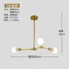 Lámpara de araña para sala de estar escandinava Lámparas moleculares atmosféricas Estilo industrial creativo y elegante Lámpara LED para dormitorio Simple y moderna para comedor