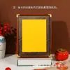Porta-Cartão para Caligrafia em Microfibra com Cantos Arredondados, Moldura Plástica para Caligrafia, Moldura de Montagem, Moldura de Exibição, Atacado