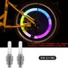 Luz de núcleo de válvula sensor tipo bastão fluorescente, luz de tampa de válvula, luz de válvula de bicicleta infantil, luz de advertência de mountain bike