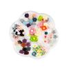 Caixa de sete flores de ameixa vermelha nova líquida acessórios para unhas mistos aurora pequena borboleta super flash pequenos acessórios para unhas de diamante atacado