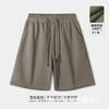 Pantalones cortos deportivos sueltos de algodón transpirable seda de leche pantalones cortos deportivos para hombre logo imprimible una generación de pelo