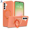 Adequado para Capa de Celular com Suporte Magnético para Amazon Samsung A57, A37 com Sensação de Pele, A27 Capa Protetora Atacado