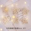Decoraciones de bolas de vid navideñas estrellas navideñas adornos creativos hechos a mano DIY estilo ins pequeña decoración colgante para árbol de Navidad
