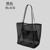 Nueva Bolsa de Playa Plegable Transfronteriza de Malla, Bolso de Hombro para Mujer, Bolsa de Compras, Bolsa de Viaje de Verano para Exteriores