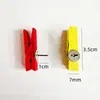 Em Estoque Colorido Clip de Madeira Tachinhas Tachinhas de Painel de Cortiça Quadro Negro Janela de Exibição de Avisos Tachinhas de Clip de Madeira 3,5cm Suprimentos Decorativos